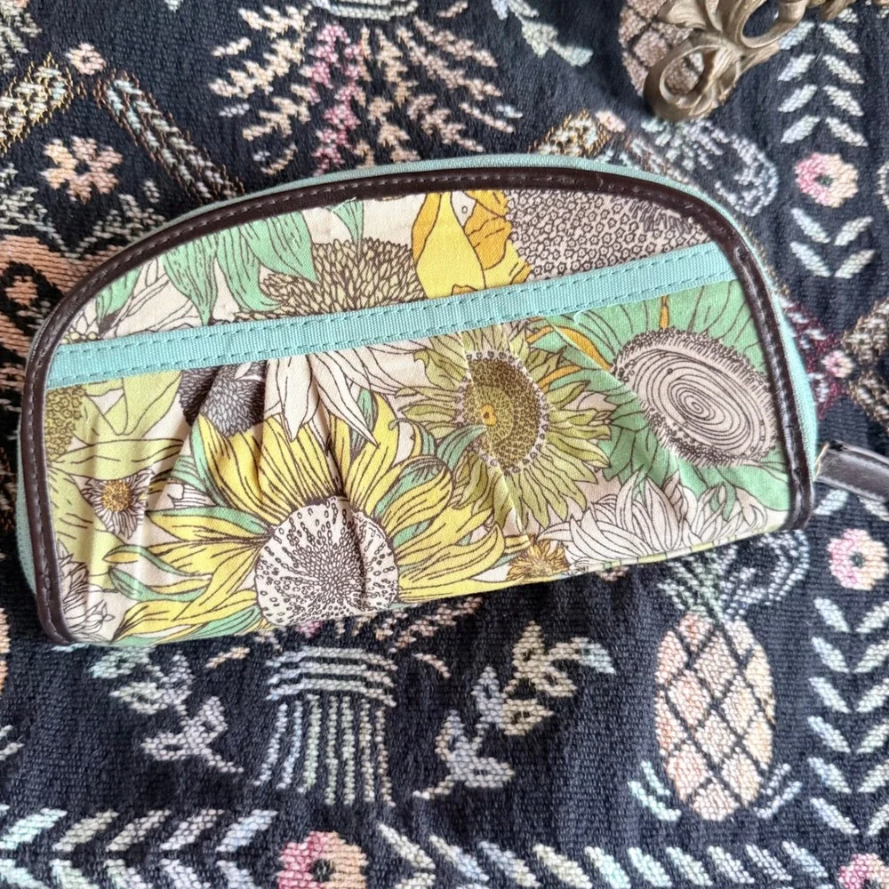 Liberty of London for Target Floral Zip Wallet - Sunflower Print Mint & Yellow